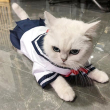 Load image into Gallery viewer, School Uniform Sailor Moon Cat Costume
