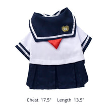 Load image into Gallery viewer, School Uniform Sailor Moon Cat Costume
