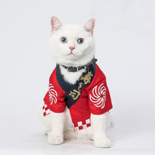 Load image into Gallery viewer, Sushi Chef Kimono Uniform &quot;Top Chef&quot; Cat Outfit
