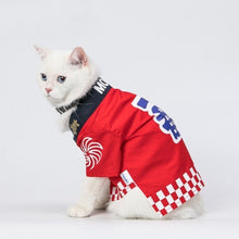 Load image into Gallery viewer, Sushi Chef Kimono Uniform &quot;Top Chef&quot; Cat Outfit
