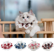 Load image into Gallery viewer, Sakura Lace Collar 🌸 Cherry Blossom Cat Outfit
